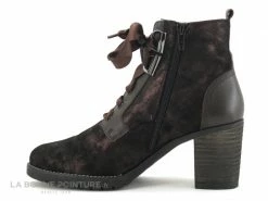 Promo ? Femme Geo Reino CALABUS Marron Moka - Bottine Talon Haut ❤️ -Mustang Shop unnamed file 6707