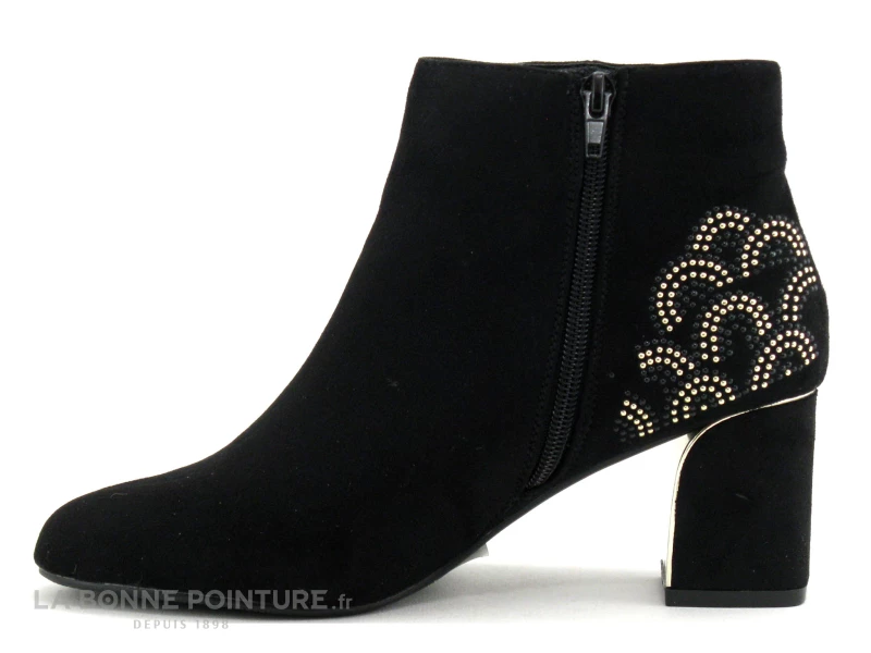 Meilleure vente ? Femme Enza Nucci QL3405 Noir - Perles Arriere - Talon Miroir - ? Boots ? 3 Meilleure vente ? Femme Enza Nucci QL3405 Noir - Perles Arriere - Talon Miroir - ? Boots ? – Image 3