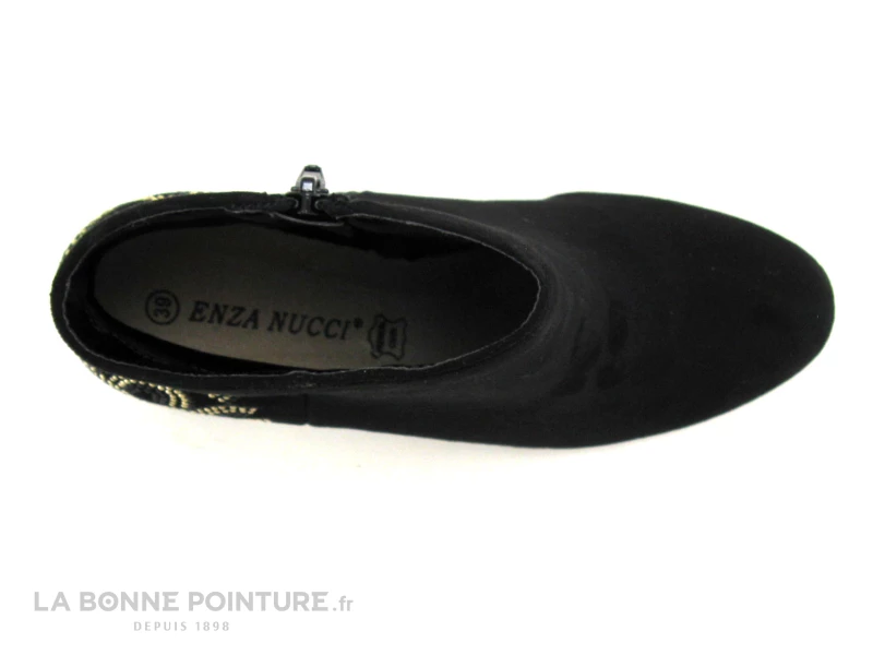Meilleure vente ? Femme Enza Nucci QL3405 Noir - Perles Arriere - Talon Miroir - ? Boots ? 6 Meilleure vente ? Femme Enza Nucci QL3405 Noir - Perles Arriere - Talon Miroir - ? Boots ? – Image 6