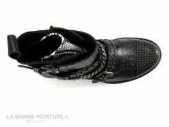 Nouveau ? Femme Mjus 177211 Noir Inox Blanc - Bottine Clous Devant ? 12 Nouveau ? Femme Mjus 177211 Noir Inox Blanc - Bottine Clous Devant ? -Mustang Shop unnamed file 6752