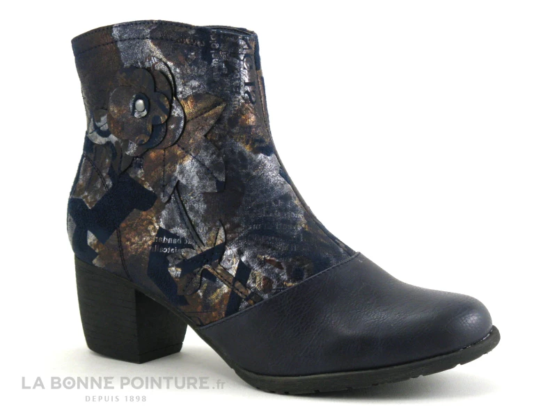 Vente flash ? Femme Sun Shadow 254280 Bleu Marine - Bronze Metal - Bottine ? 5 Vente flash ? Femme Sun Shadow 254280 Bleu Marine - Bronze Metal - Bottine ? – Image 5