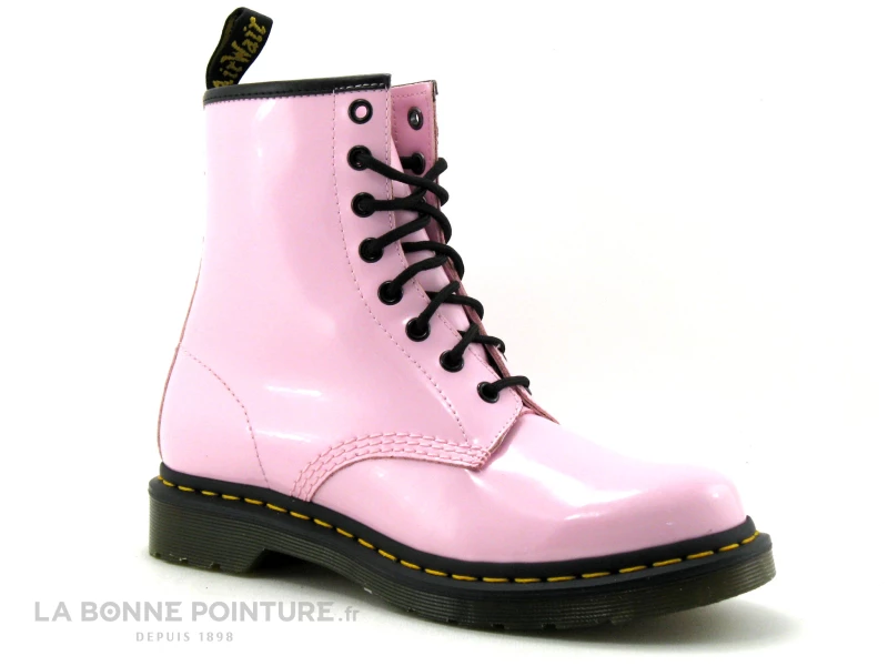 De gros ? Femme Dr Martens PASCAL Pale Pink Patent Lamper - 26425322 - Bottine Rose ? 5 De gros ? Femme Dr Martens PASCAL Pale Pink Patent Lamper - 26425322 - Bottine Rose ? – Image 5