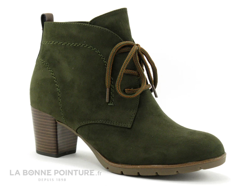 Tout neuf ? Femme Marco Tozzi 2-25107-27 Olive - Bottine Talon Haut Kaki ? 1 Tout neuf ? Femme Marco Tozzi 2-25107-27 Olive - Bottine Talon Haut Kaki ?