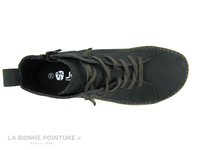 Budget ? Jungla 7283 Gris Carbone - ? Boots Femme Avec Lacet Elastique ? 6 Budget ? Jungla 7283 Gris Carbone - ? Boots Femme Avec Lacet Elastique ? – Image 6