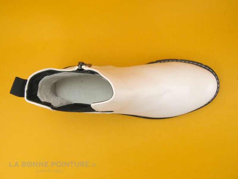 Budget ? Femme Marco Tozzi 2-25404-27- Bottine Blanche - Elastique Noir ⭐ 6 Budget ? Femme Marco Tozzi 2-25404-27- Bottine Blanche - Elastique Noir ⭐ – Image 6