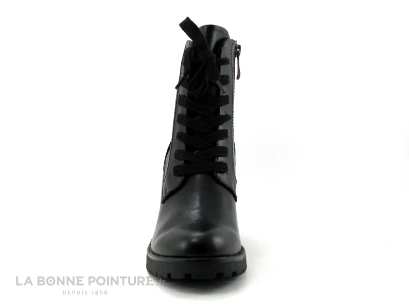 Budget ? Femme Marco Tozzi 2-25204-27 - Bottine Noire A Lacet Avec Talon Haut Epais ✨ 2 Budget ? Femme Marco Tozzi 2-25204-27 - Bottine Noire A Lacet Avec Talon Haut Epais ✨ – Image 2