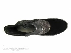 Nouveau ⌛ Pedi Girl GIPSY Noir Bronze - Bottine Femme Semelle Compensee ? -Mustang Shop unnamed file 6903