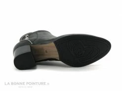 Grosses soldes ⭐ MamZelle TIKITA Noir - Etain - 3 Boutons Argent - ? Boots Femme ? -Mustang Shop unnamed file 6911