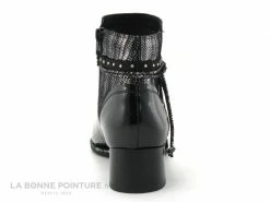 Promo ? Femme Fugitive Banks ? Boots Vernis Noir Métallisé ? -Mustang Shop unnamed file 6915