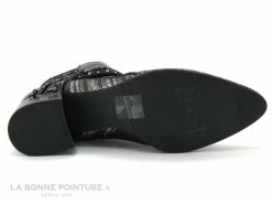 Promo ? Femme Fugitive Banks ? Boots Vernis Noir Métallisé ? -Mustang Shop unnamed file 6918