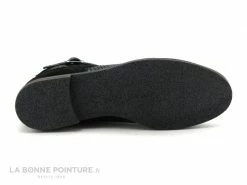 Nouveau ? Femme Marina Seval - L324 - Noir - Quadrille Verni - Cuir Velours - Bottine ? -Mustang Shop unnamed file 6969