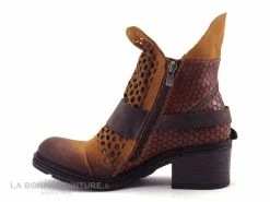Promo ? Lily Mood 0505601 Tan Nubuck - Marron - Hexagones - Bottine Femme ? -Mustang Shop unnamed file 6972