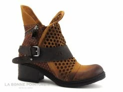 Promo ? Lily Mood 0505601 Tan Nubuck - Marron - Hexagones - Bottine Femme ? -Mustang Shop unnamed file 6974