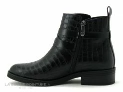 Budget ? Femme Marco Tozzi 2-25027-25 Black Cro - Bottine Croco Noire Zip Et Boucles ? -Mustang Shop unnamed file 6979