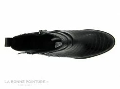 Budget ? Femme Marco Tozzi 2-25027-25 Black Cro - Bottine Croco Noire Zip Et Boucles ? -Mustang Shop unnamed file 6982