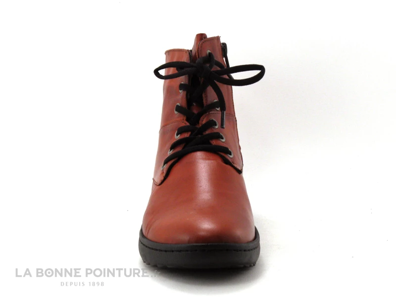 Acheter ? Karyoka Detil 525 Brique ? Boots Femme Rouges Lacets Zip ? 2 Acheter ? Karyoka Detil 525 Brique ? Boots Femme Rouges Lacets Zip ? – Image 2