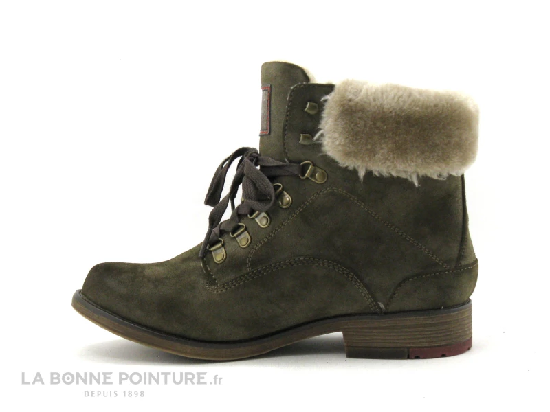 Sortie ? Mustang ? Shoes Mustang 1295 609 77 Oliv Gris ? Boots Hiver Femme ? 3 Sortie ? Mustang ? Shoes Mustang 1295 609 77 Oliv Gris ? Boots Hiver Femme ? – Image 3