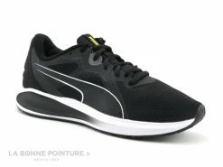 Remise ? Junior Puma JR Twitch Runner Blk Wht - 384537 - Basket Noire ⌛
