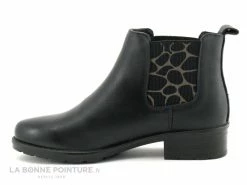 Grosses soldes ? Inéa Inea JAIRO Noir - Elastique Leopard - ? Boots Femme ? -Mustang Shop unnamed file 7053