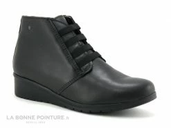Promo ? Moran's Morans BALAGNY Noir - ? Boots Femme Noire - Elastiques Et Zip ? -Mustang Shop unnamed file 7082