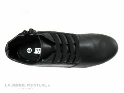 Promo ? Moran's Morans BALAGNY Noir - ? Boots Femme Noire - Elastiques Et Zip ? -Mustang Shop unnamed file 7083