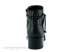 De gros ? Fugitive BANKS LPIQB46 - ? Boots Femme Noir Verni Et Argent ? -Mustang Shop unnamed file 7088