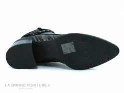 De gros ? Fugitive BANKS LPIQB46 - ? Boots Femme Noir Verni Et Argent ? -Mustang Shop unnamed file 7091