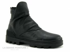 Remise ? MamZelle PLENITA Noir Croco - ? Boots Femme - Semelle Crantee ?