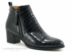 Budget ✨ MamZelle TILIA Croco Verni Noir - ? Boots Mode Femme ⭐ -Mustang Shop unnamed file 7109