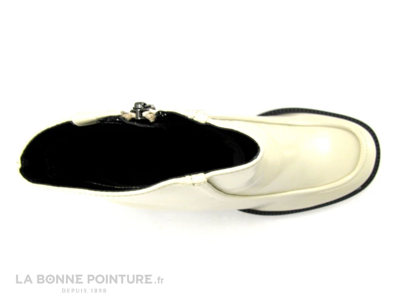 Budget ? Femme Tamaris 1-25318-29 Ivory - Bottine Blanc Casse - Talon Large ⌛ 6 Budget ? Femme Tamaris 1-25318-29 Ivory - Bottine Blanc Casse - Talon Large ⌛ – Image 6