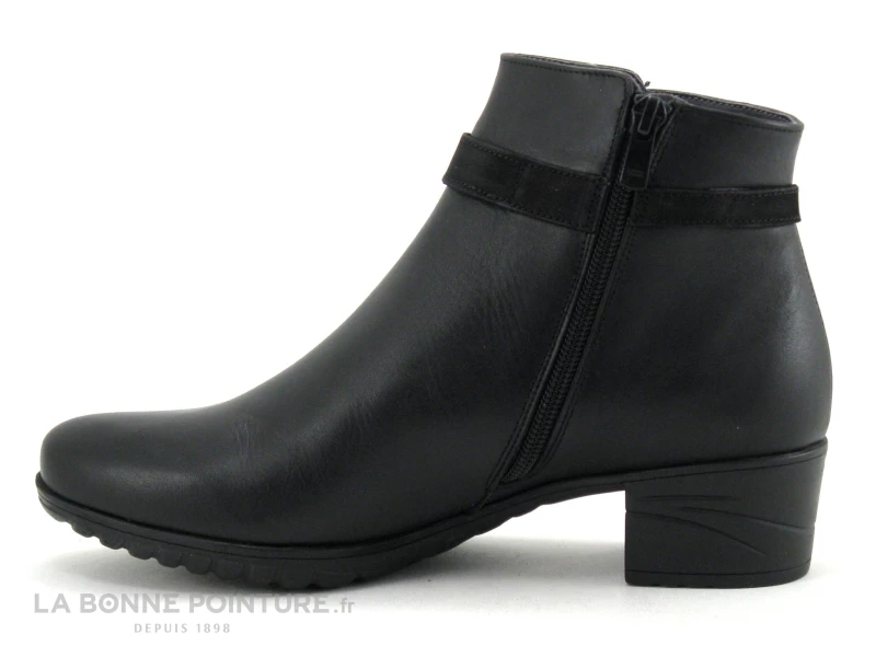 Le moins cher ? Fluchos CHARIS F0937 Noir - Bottine Femme - Petit Talon ? 3 Le moins cher ? Fluchos CHARIS F0937 Noir - Bottine Femme - Petit Talon ? – Image 3
