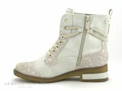 De gros ? Mustang ? Shoes Mustang 1293 501 203 Ice - ? Boots Femme Blanc Casse ? -Mustang Shop unnamed file 7190