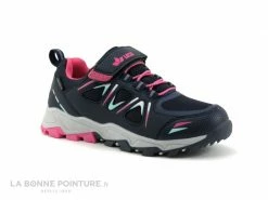 Remise ? Enfant Lico ALLEN VS Basket Fille Bleu Marine Et Rose ?