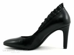 Offres ✔️ Femme Tamaris 1-22451-23 Black Leather - Fronces - Escarpin Talon Aiguille ? -Mustang Shop unnamed file 841