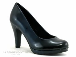 Promo ? Femme Marco Tozzi 2-22410-23 Navy Pat Comb - Escarpin Talon Haut ?