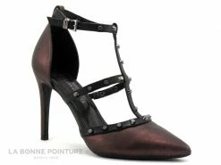 Meilleur prix ? Femme Tamaris 1-24409-21 912 - Bordeaux Metal - Escarpin Talon Haut ?