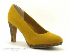 Coupon ? Femme Marco Tozzi 2-22441-26 Saffron Ethno - Escarpin Jaune - Talon Haut ?